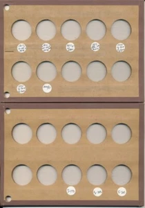 Wayte Raymond Coin Board No. 418 Blank 29mm slots - Picture 1 of 2