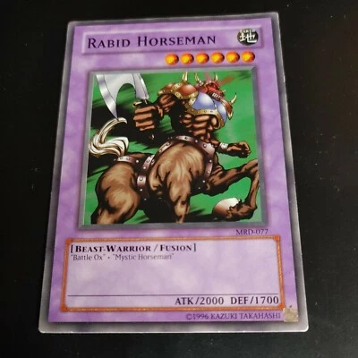 YUGIOH! RABID HORSEMAN 1st ED MRD-077 COMMON NM CARD - Image 1 of 2
