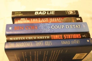 Lot of 5 Hardcover Books: Bad Lie, Coup D'Etat, The Innocence That Kills +2 - Imagen 1 de 6