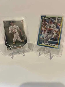 2025 BOWMAN JACOB WILSON ROOKIE + MARK MCGWIRE 35TH ANNIVERSARY - Picture 1 of 4