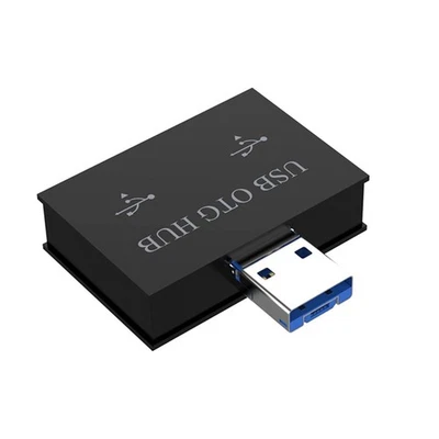 USB-Hub-Adapter-Konverter Stecker auf DoppelladegeräT Dual 2 Port für PC Co2561 - Bild 1 von 4