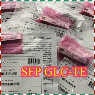 SFP GLC-TE SEALED CISCO 1000BASE-T Transceiver Module RJ-45 Copper NEW  - Image 1 of 4