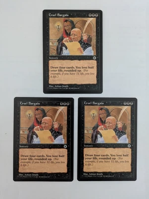 3 Cruel Bargain Portal 2nd Age MTG NM Free shipping with tracking - Image 1 of 2