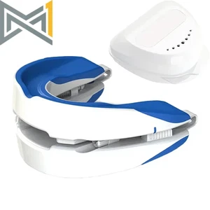 Anti-Snoring Mouthpiece Anti-Snoring Device Night Time Teeth Mouthguard Adjustab - Bild 1 von 8