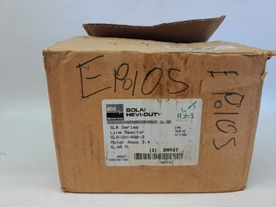 REACTOR DE LÍNEA SOLA HEVI DUTY SLR-24-480-3 NUEVO, cara dañada Foto 1 de 4