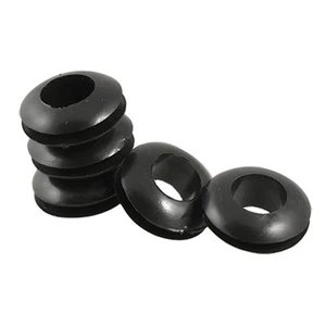 Wire Protective Black Double Sided Rubber 8mm Grommets - Afbeelding 1 van 1