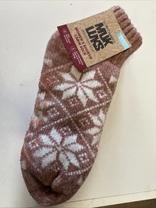 Neu mit Etikett Muk Luks kurze Hüttensocken Größe S/M mit rutschfesten Greifern. Komplett gefüttert - Bild 1 von 8