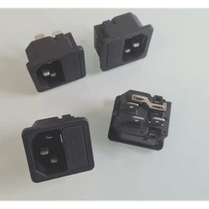 Module Input D' Power IEC Non Filtered, Door Fuse Uni.farnell 2080286 - Picture 1 of 6