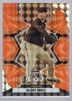 * 2022 Panini Mosaic - Reactive Orange Mosaic #86 - BLAKE SNELL - Image 1 of 2