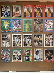 JOSE CANSECO - Huge 49 card lot! Fleer•Topps•upperdeck•Nice Lot! Athletics - Picture 1 of 16