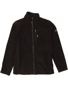 IZOD Mens Graphic Fleece Jacket UK 36 Small Black Polyester CU01 - Picture 1 of 3