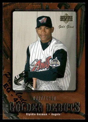 2001 Upper Deck Gold Glove Limited Elpidio Guzman /1000 #107 - Image 1 of 2