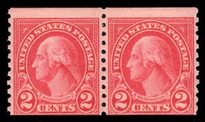 MUJERES: SELLOS DE ESTADOS UNIDOS #599A PAR DE BOBINAS COMO NUEVO OG NH LOTE #95880* - Imagen 1 de 2