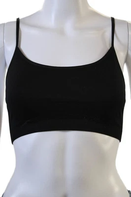 Sujetador deportivo Splits 59 para mujer con correa de espagueti cuello en V tejido elástico negro talla M/L Foto 1 de 4