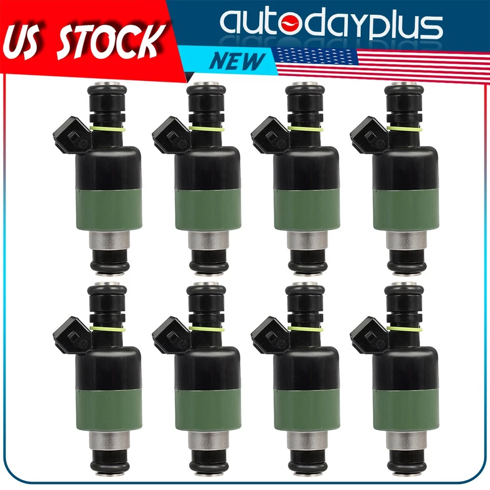 Se adapta a inyectores de combustible Chevrolet C2500 K2500 Express 3500 GMC C2500 K2500 7,4 L 8 piezas Foto 1 de 4