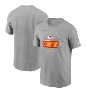 Camiseta de vestuario de campeones de los Kansas City Chiefs Nike Super Bowl LVII 2X GRANDE - Imagen 1 de 3