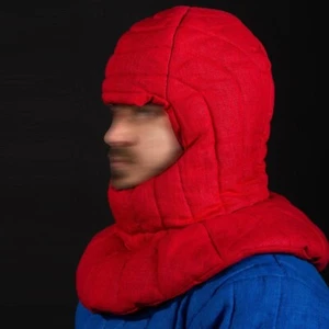 Medieval Thick Padded Gambeson Hood Warrior Design New Gambeson Hood Buy Now - Picture 1 of 1