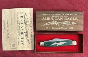 Vintage Parker American Eagle Thomas Jefferson We The People Lim Ed Pocket Knife - Picture 1 of 8