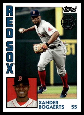 2019 Topps Update Xander Bogaerts  #84-5 Boston Red Sox Baseball Card - Image 1 of 2