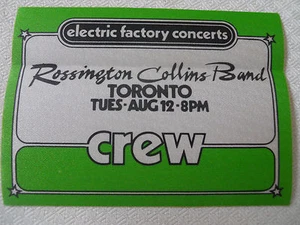 Rossington Collins Band - backstage CREW pass -Spectrum in Philadelphia - Picture 1 of 1