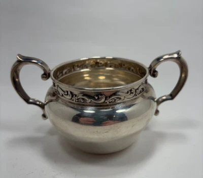 Reed & Barton Sterling Tara X828 Open Mini Sugar Bowl - Image 1 of 4