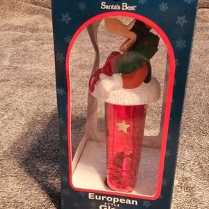 VTG Santas Best Goofy In Stocking Mickey Unlimited Hand Blown Christmas Ornament - Picture 1 of 9