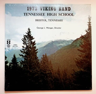 1973 Bristol Tennessee High School Viking Band Wenger Vinyl LP Record SEALED - Image 1 of 2