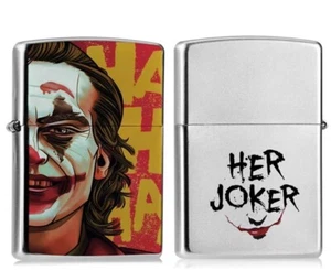 Encendedores Zippo Genuinos Clásicos Diseño Her Joker Encendedor a Prueba de Viento Coleccionables - Imagen 1 de 1