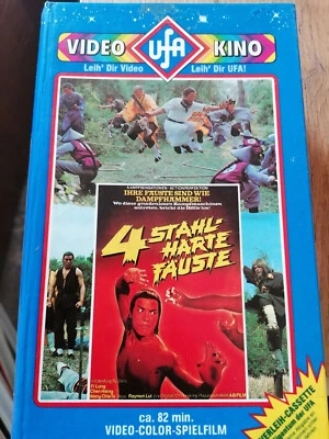 VHS RARITÄT: CARTER WONG in 4 STAHLHARTE FÄUSTE (1977) UFA HARTBOX - Bild 1 von 2