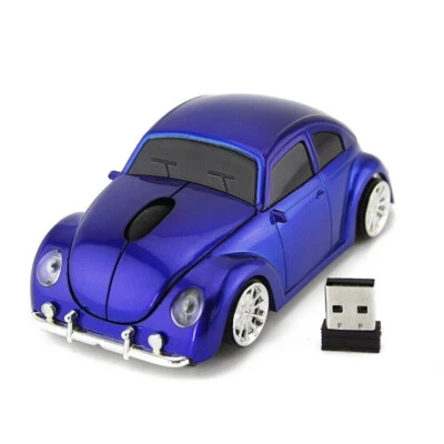 USB 2.4GH Wireless Retro Car Mouse with Led Light Gift Present - Image 1 of 4