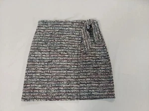 LOFT Women's Beautiful Nubby Texture Faux Wrap Skirt, Size XS - Picture 1 of 12