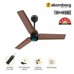 Atomberg Renesa 3 Blade 900mm (35") BLDC Ceiling Fan with Remote Control 220V - Picture 1 of 6