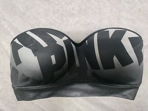 VICTORIA SECRET PINK COOL & COMFY BANDEAU BRA SIZE S - Picture 1 of 4