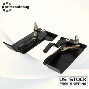 2X Weld On Skid Steer Quick Attach Conversion Adapter Quick Tach Latch Box - Picture 1 of 14
