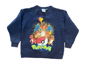 VTG 90’s Pokémon "GOTTA CATCH 'EM ALL!" Charizard youth Small 7 Navy - Picture 1 of 19
