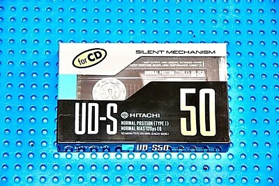 CINTA DE CASETE EN BLANCO HITACHI UD-S 50 1988 JAPÓN TIPO I (1) (SELLADA) Foto 1 de 3