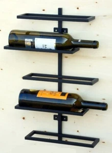 Portavini, portavini in metallo, portaoggetti vino, portavini verticale, 5 bottiglie - Foto 1 di 1