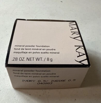 Mary Kay Mineral Powder Foundation - Ivory 0.5 Discontinued NEW IN BOX - Image 1 of 3