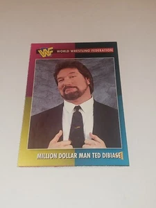 Tarjeta de lucha libre 1995 WWE/WWF Magazine #30 Million Dollar Man Ted DiBiase dañada - Imagen 1 de 12