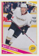 2013-14 O-Pee-Chee #277 MATT BELESKEY - Anaheim Ducks