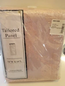 Savannah Rosewood Pink Tailored Panel 54"w x84" L, New - Picture 1 of 5