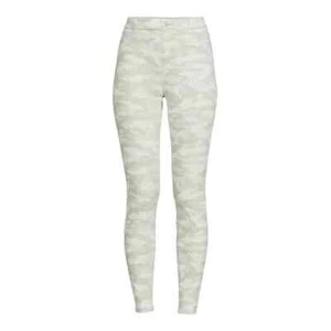 Leggings Time and Tru para mujer tiro alto gris camuflaje pequeños (4-6) - Imagen 1 de 4