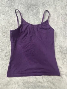 Eddie Bauer Tank Top Girls Medium Purple Camisole Spaghetti Cami Stretch Youth - Picture 1 of 8