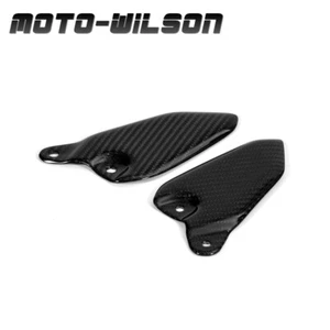 2018-2020 For KAWASAKI Z900RS Carbon Fiber Foot Lever Pedal Heel Guards Plate - Picture 1 of 7