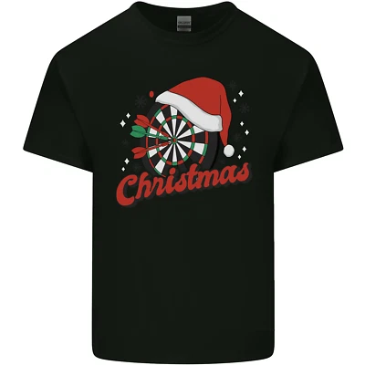 Christmas Dartboard Darts Xmas Kids T-Shirt Childrens - Image 1 of 4