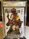 RARE! Princess Leia #1 9.8 NM SIGNED by CARRIE FISHER and STAN LEE, Signed 6x!!