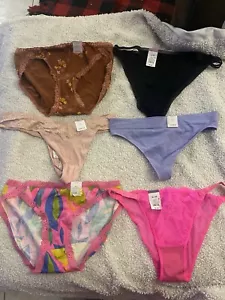 Auden Womens Underwear Lot 6 Pairs Size XL Panties Bikini Thong Cheeky - Picture 1 of 9