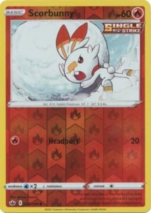 Scorbunny - 026/198 - Common - Reverse Holo x1 - Lightly Played - SWSH Chilling - Picture 1 of 1