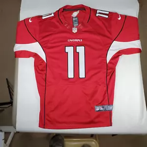 Larry Fitzgerald 11 Red Nike On Field Jersey Arizona Cardinals NFL Players Sz 48 - Picture 1 of 11