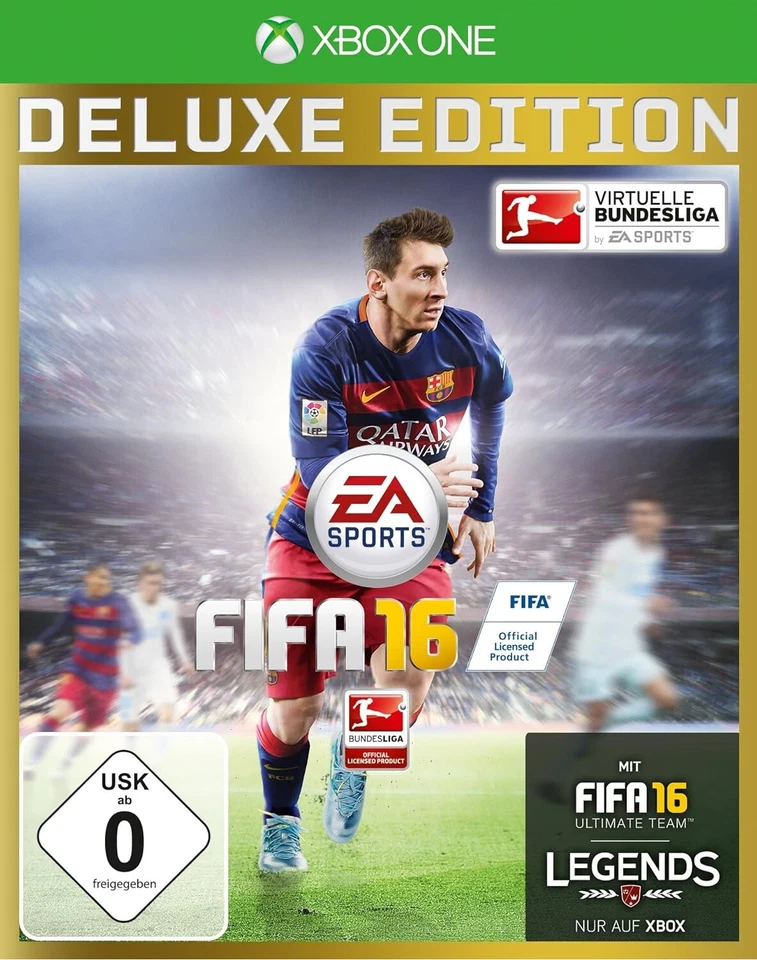 FIFA 16 Deluxe Edition (Microsoft Xbox One, XB1, 2015) NEU & OVP! - Bild 1 von 1